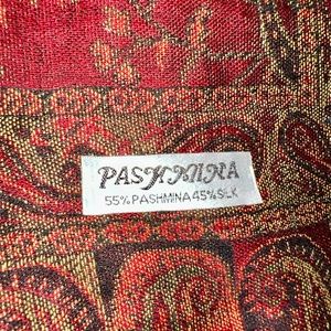 Pashmina 27” x 70” large scarf/wrap, never worn.